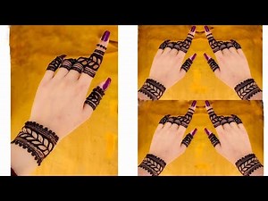 Latest Mehndi design For eid 2021 || Mehndi designs 2021 || Hennabysid