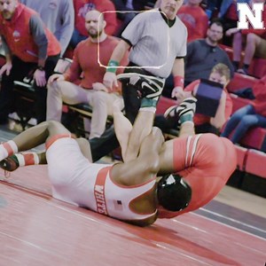 1.5K views · 115 reactions | BIG STAGE, BIG PERFORMANCE: » A victory over No. 3 Ohio State » A record-breaking crowd of 5,960 fans for our dual with Penn State | Nebraska Wrestling | Facebook