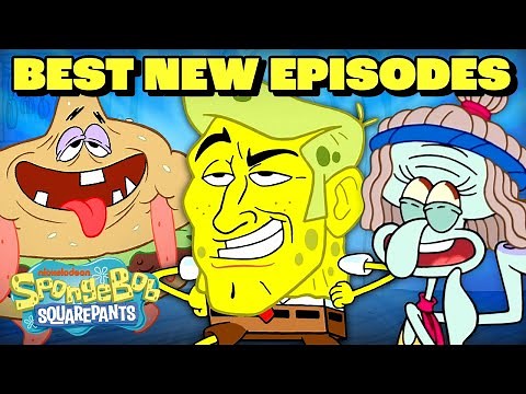 SpongeBob's Best Moments from NEW Episodes! | 60 Minute Compilation | SpongeBob