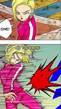 Android 18 knocked out 😳#anime