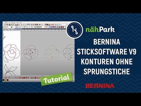 BERNINA Embroidery Software V9 - Digitize lines and contours without jump stitches