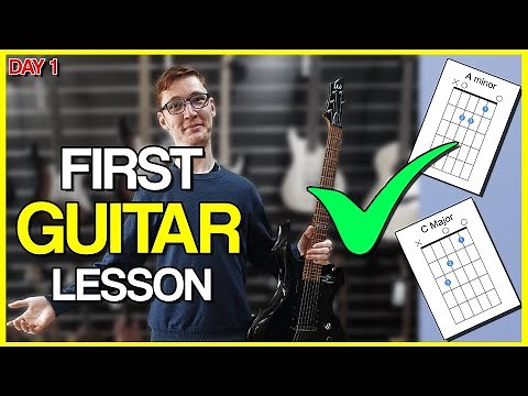 Guitar for Absolute Beginners – First Lesson Step by Step