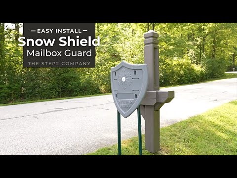 Step2 Easy Install Snow Shield Mailbox Guard