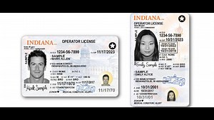 New design for Indiana driver's license revealed