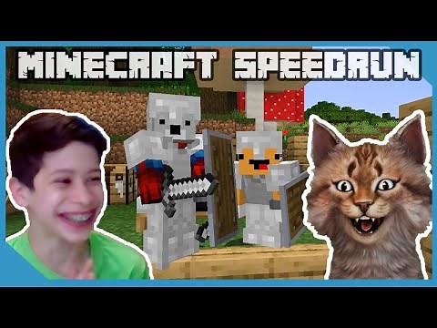 Minecraft Speedrun With My Nephew