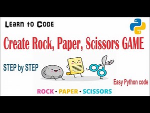 Python | Create Rock, Paper, Scissors GAME [Explained Step by Step] [Project]