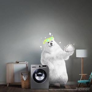 183K views · 3K reactions | Give your clothes a thorough wash with Samsung EcoBubble™ technology. It uses the power of bubbles to remove even the toughest stains. The gentle foam not only cleans, but helps reduce wear on fibers during the wash cycle, protecting colour and texture. #Samsung | Samsung | Facebook