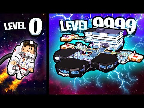 Building Max level Space Base! - Roblox UFO Tycoon