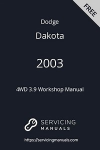 2003 Dodge Dakota 4WD 3.9 Workshop Manual PDF | ServicingManuals