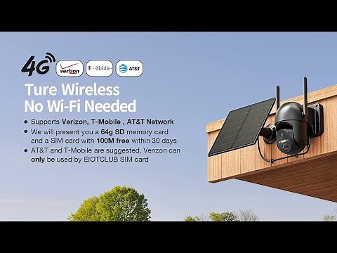 SEHMUA 4G LTE Cellular Solar Security Camera Wireless Outdoor, (Verizon, AT&T and T-Mobile) Review
