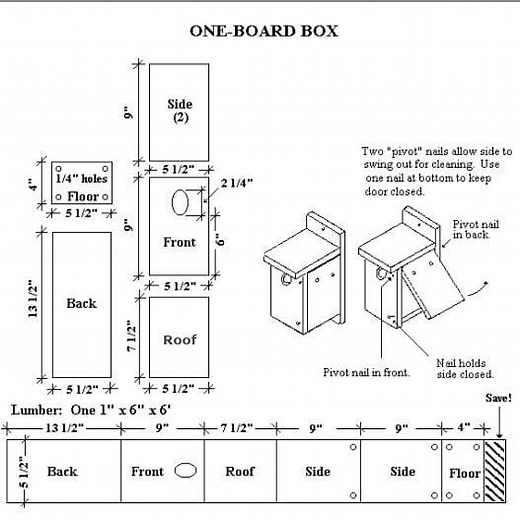44 Birdhouse DIY Plans | Cut The Wood