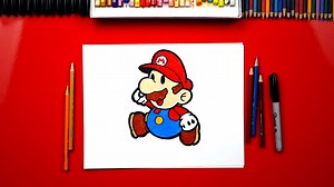 How To Draw Paper Mario - Art For Kids Hub -