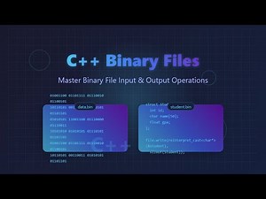 C++ Binary Files: A Beginner's Guide to Reading & Writing Data