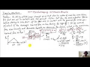 Impulse, average and maximum force