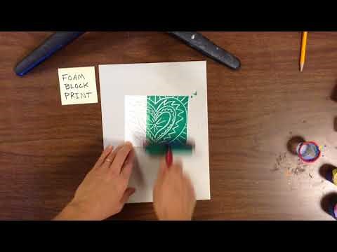 Foam Block Prints