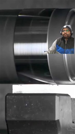 Hard Turning on CNC Lathe! Cutting Hardened Steel Like Butter 🔥⚙️ #machinetool #cncsoftware #cncmill