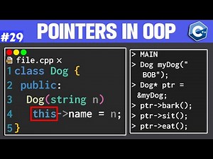 Pointers in C++ Classes and Objects