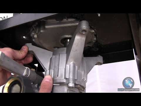 How to install a vertical pressure washer pump