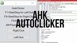 AutoHotKey Auto Clicker v2