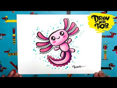 #DrawWithRob 141 Axolotl