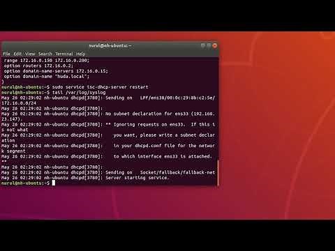 How to Install and Configure DHCP Server in Ubuntu
