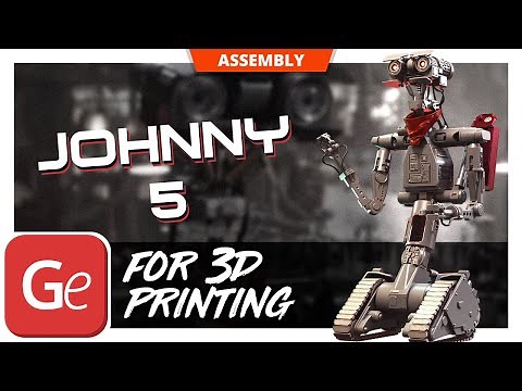 Johnny 5 3D Printing Model | Assembly by Gambody