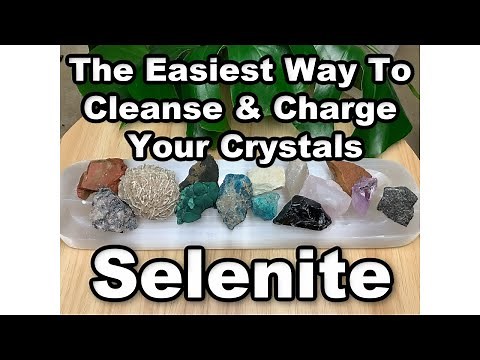 The Best Way To Cleanse & Charge Crystals: Selenite