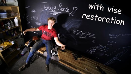 Making a Jewelry Bench (With Vise Restoration)