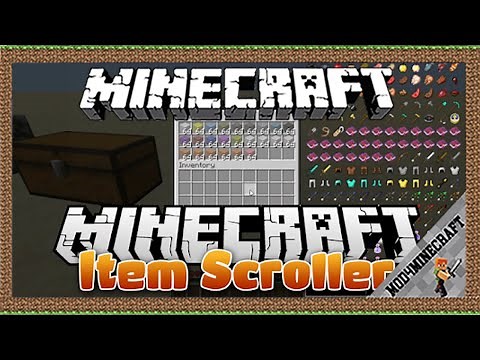 Item Scroller Mod 1.18.1/1.16.5/1.12.2 & Tutorial Downloading And Installing For Minecraft