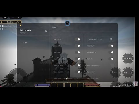 Attack on Titan Revolution Script Mobile & PC Rvi Auto Farm, Auto Retry, Auto Escape Grab | Roblox