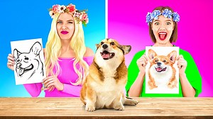 Who draws it better take the prize || funny food drawing challenge by 123 go! food: | 123 GO FOOD