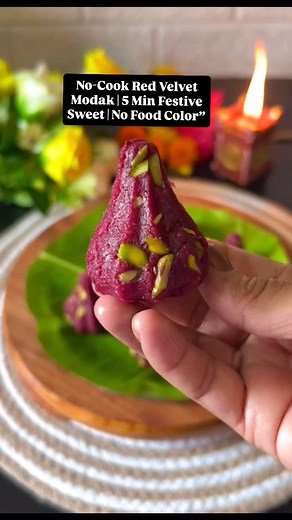 84K views · 1K reactions | Make this Red Velvet Modak in just 5...