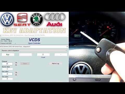 How to key adaptation with VCDS