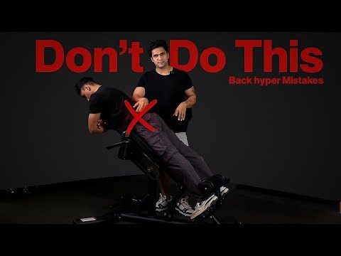 How to Do Back Hyperextensions Correctly (Step-by-Step Guide) | Train Your Entire Posterior Chain.