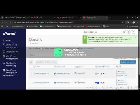 How to create a sub domain in Cpanel