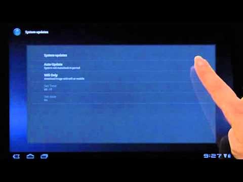 Lenovo Ideapad Tablet K1: System Update