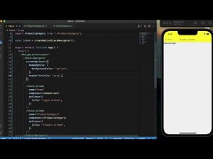 React Native Tutorial 69 - Configuring the header bar | React Navigation