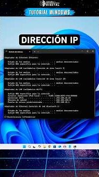 Cómo saber mi Dirección IP en Windows 11 | #windows #cmd #tutorial