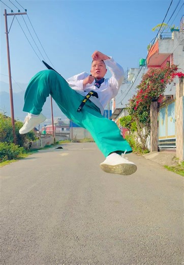 Taekwondo 🥋 540 kick tutorial #goviral #540kick #foryou #foryoupage #tiktok #tiktoknepal #viral #martialarts #taekwondo #sports #trend #creatorsearchinsights