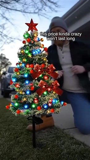 🌞 Solar Christmas Tree Lights – Eco-Friendly Holiday Magic! 🌞Light up your outdoors with our solar-powered Christmas tree lights! These waterproof decorations bring sustainable sparkle to your yard, garden, or patio—no outlets needed! ✅ Energy-Efficient – Charges by day, glows all night ✅ Weather-Resistant – Rain, snow, or wind won’t stop the fun ✅ Auto On/Off – Turns on at dusk, off at dawn ✅ Easy Setup – No wires, no hassle Create a dazzling, eco-conscious display that saves energy and impre