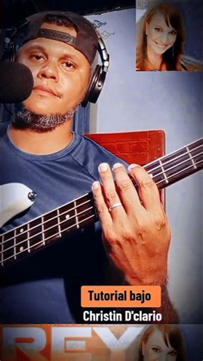 Rey - Christin D,clario - Tutorial bajo #musicos #bass