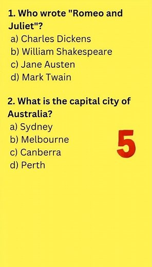 Test Your Brain! 🧠 Fun Quiz to Challenge Your Knowledge