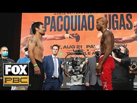 Manny Pacquiao vs Yordenis Ugás | WEIGH-IN | PBC ON FOX