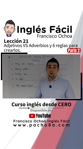 Adjetivos y Adverbios en Inglés: Lección 21