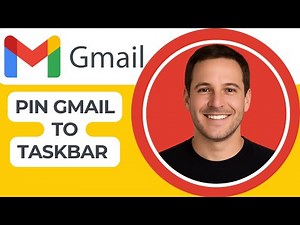 How to Add Gmail to Your Taskbar 🖥️ | Pin Gmail for Quick Access