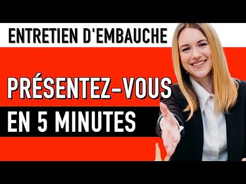 PRÉSENTEZ-VOUS : COMMENT BIEN SE PRÉSENTER EN 5 MINUTES EN ENTRETIEN D'EMBAUCHE