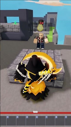 Victorious Grim Reaper Kit Skin || Gold Rank || Roblox BedWars