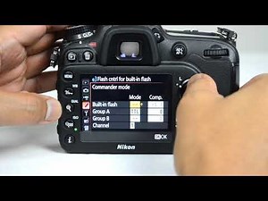 How to setup remote flash in Nikon SB 700