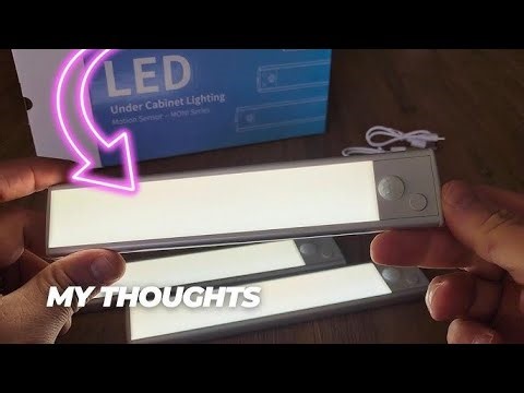 Asoko Under Cabinet LED Lights: Smart Kitchen Lighting Solution! Hidden Strip Lights Review 💡✨