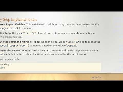 Simplifying Your pyautogui Scripts: Creating an Incremental Loop in Python